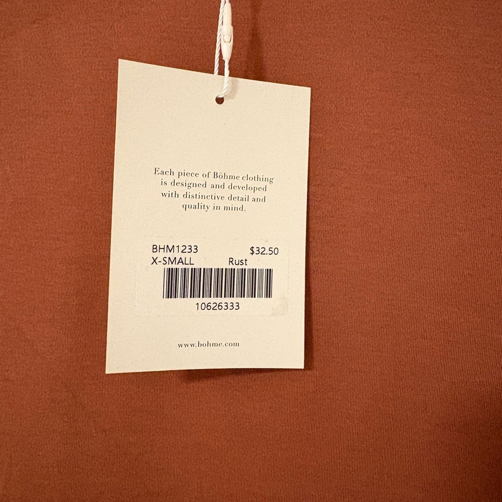 Bohme Rust Short Sleeve Top - Picture 4 of 4
